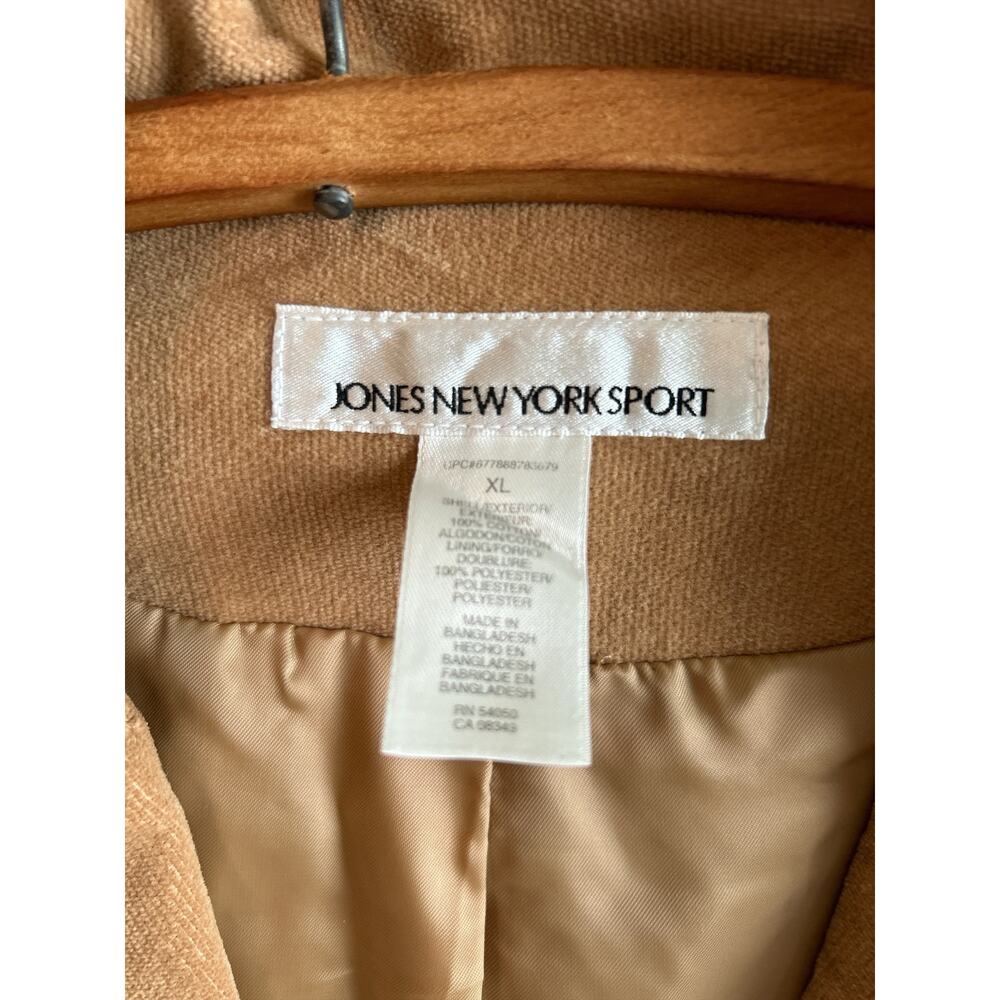 Jones New York Sport Tan Jacket Size XL Extra Large - Picture 2 of 6